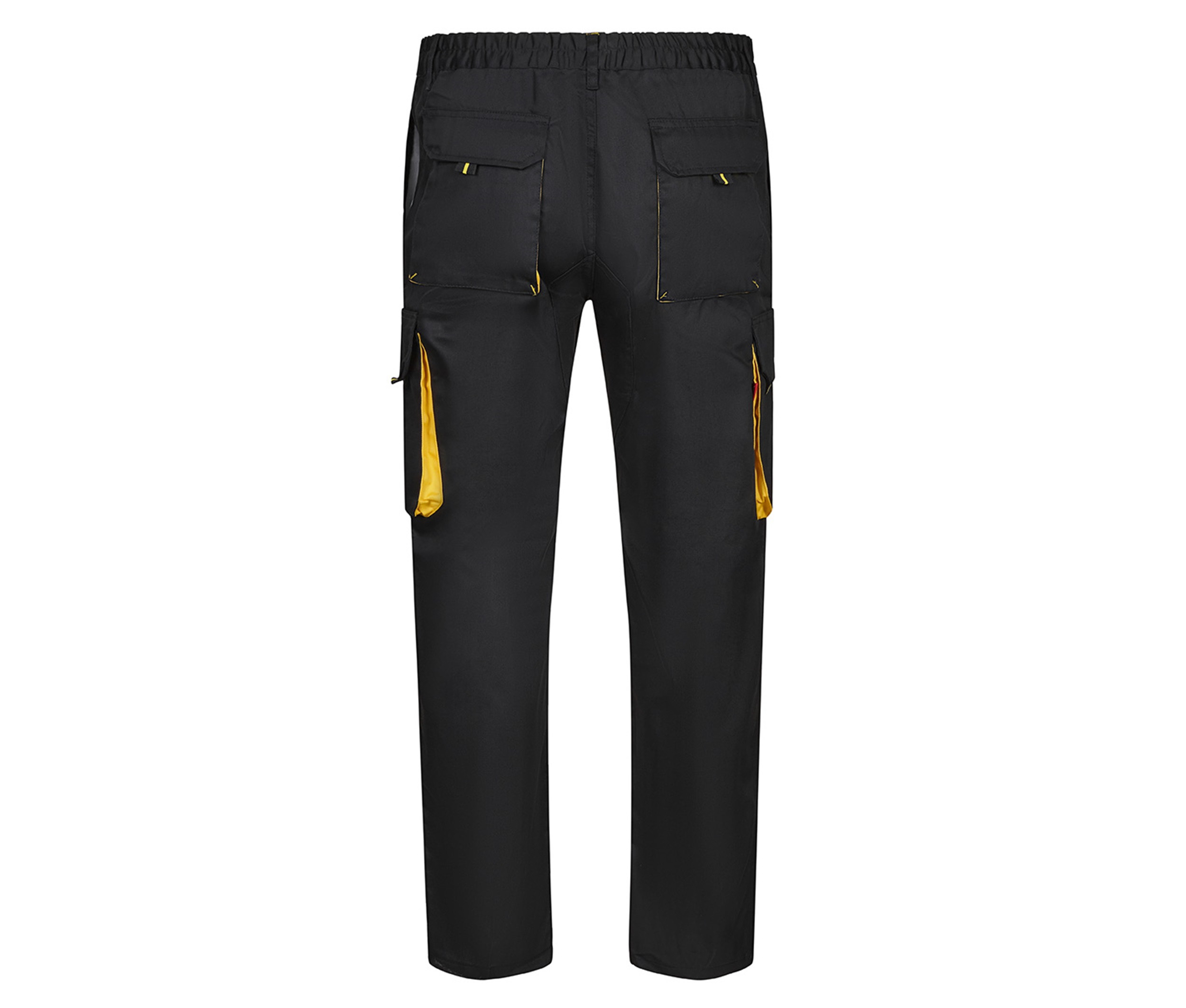 TWO-TONE MULTI-POCKET TROUSERS