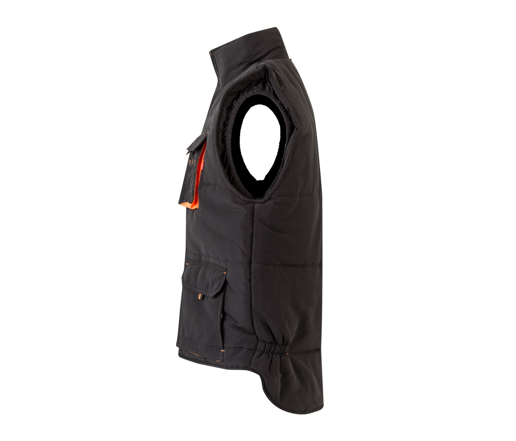 TWO-TONE MULTI-POCKET PADDED VEST