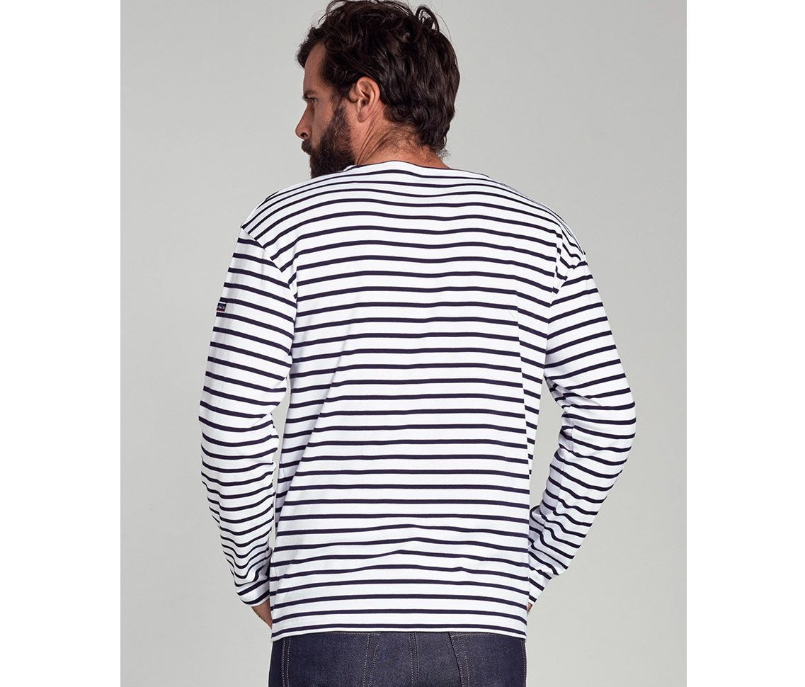 SHIRT IM MARINE-STIL "LOCTUDY"