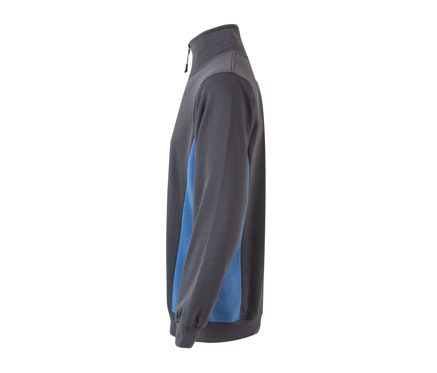 TWO-TONE HALF-ZIP SWEATSHIRT