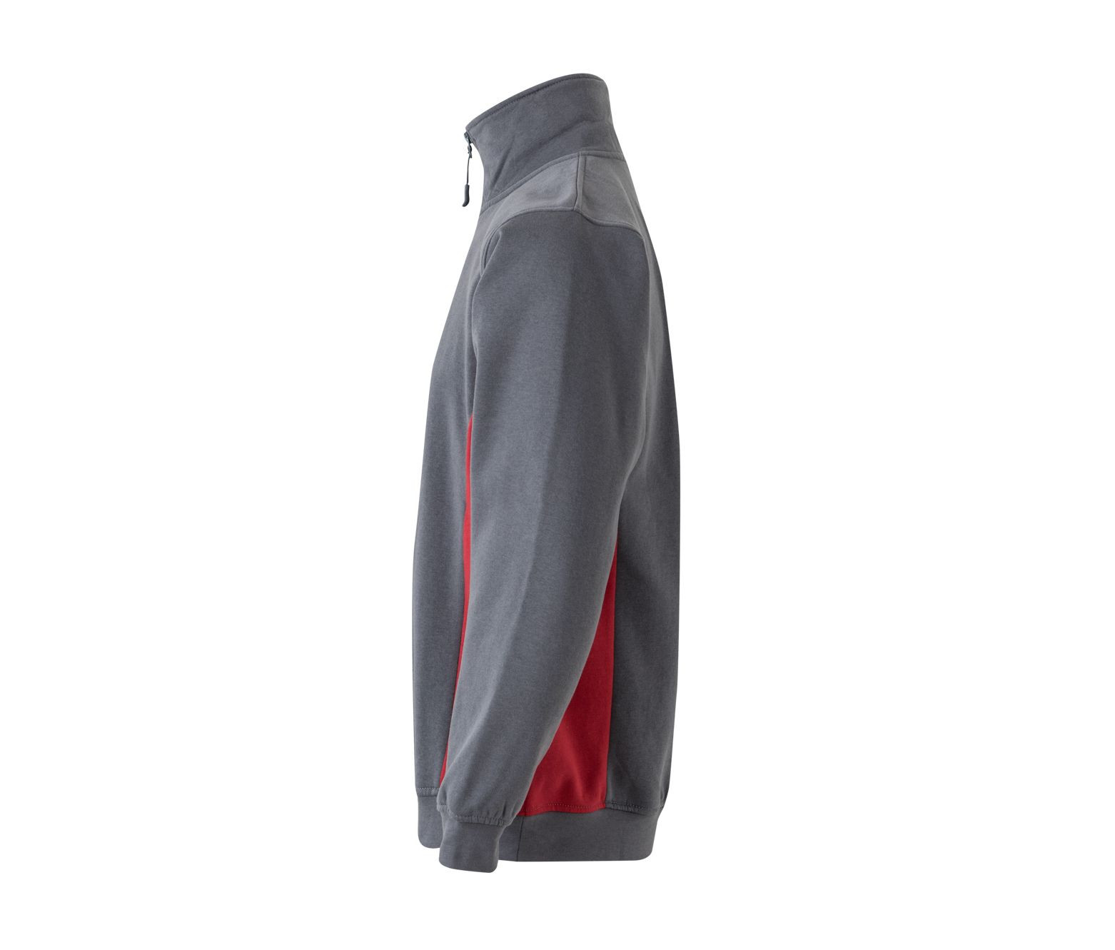 TWO-TONE HALF-ZIP SWEATSHIRT