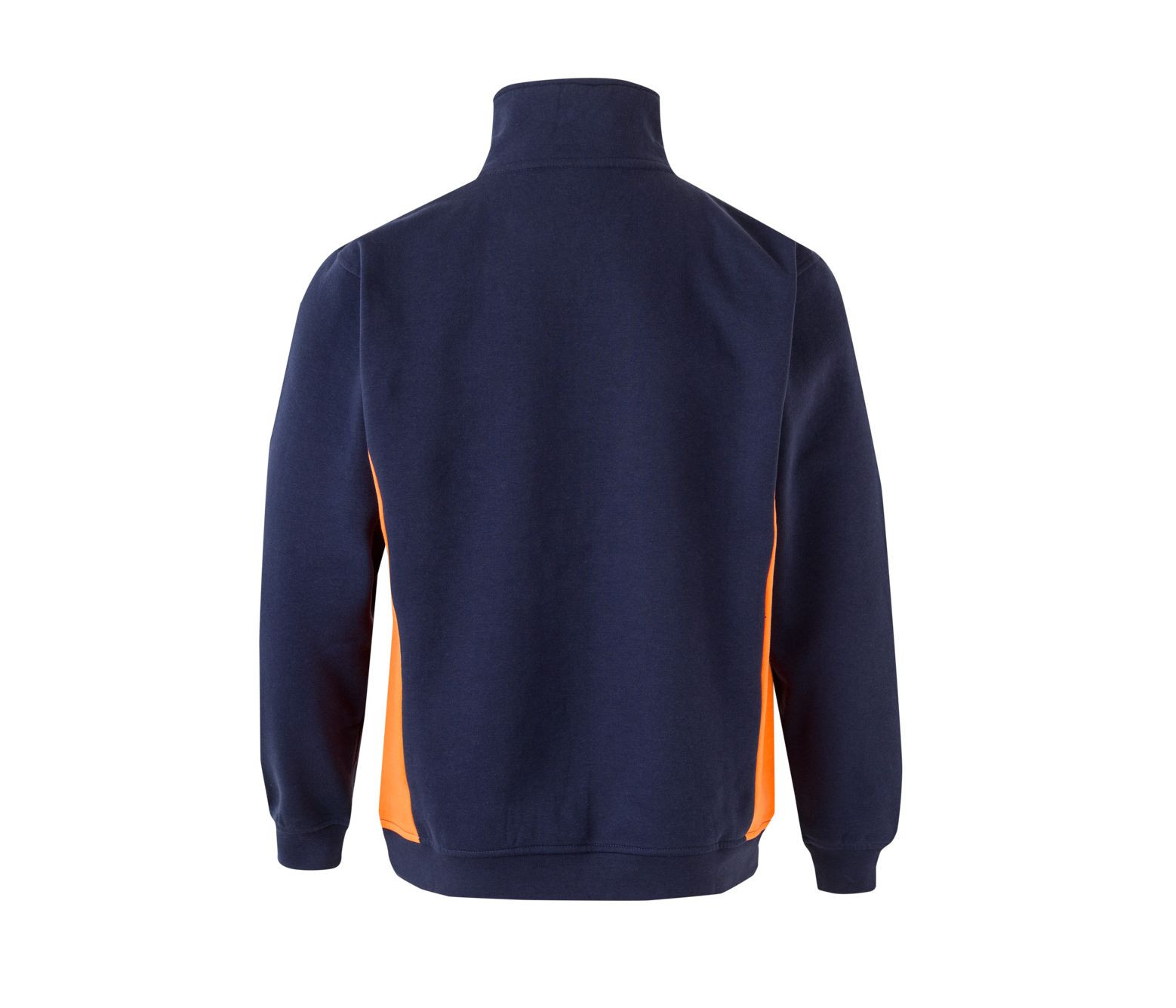 TWO-TONE HALF-ZIP SWEATSHIRT