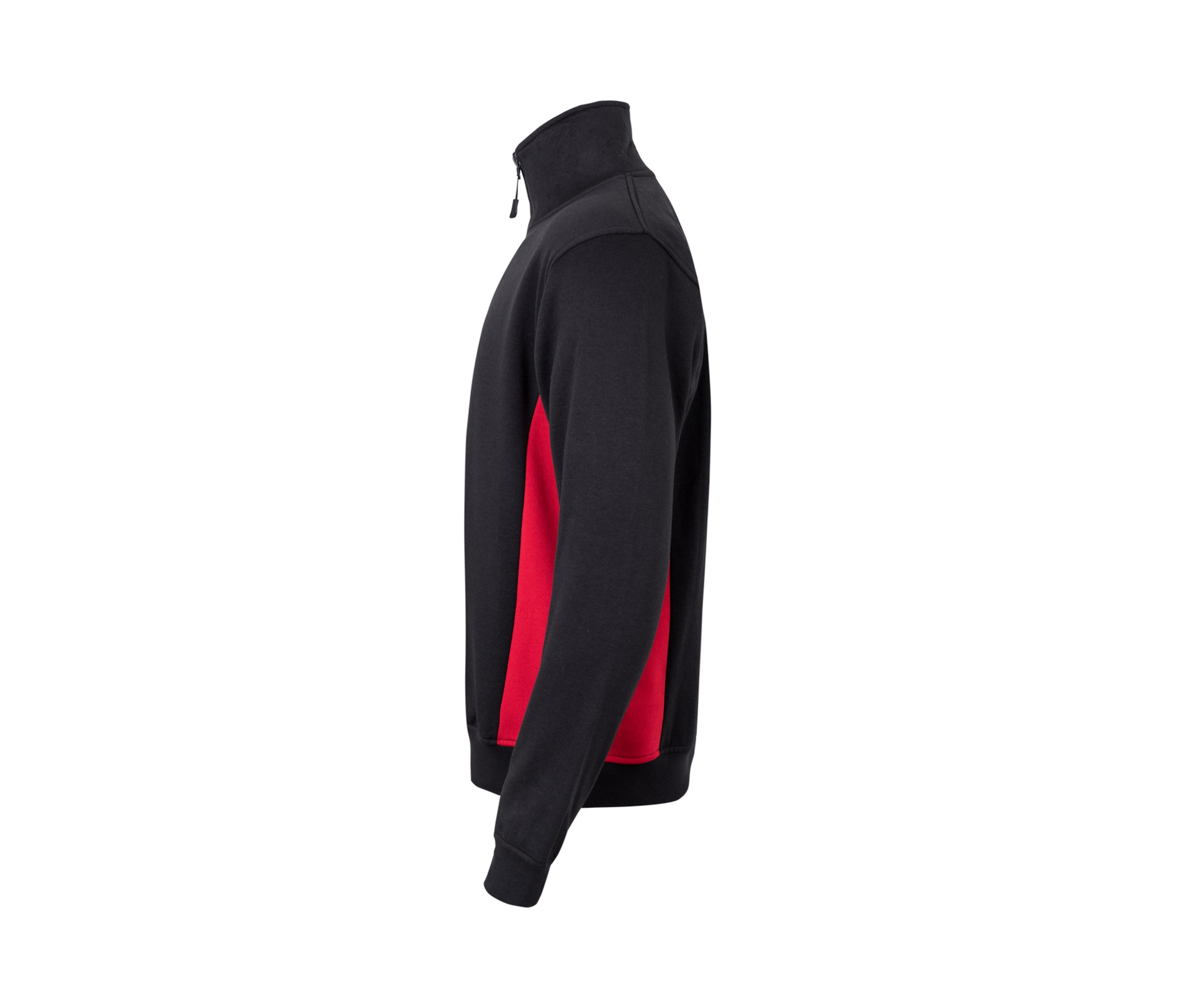 TWO-TONE HALF-ZIP SWEATSHIRT