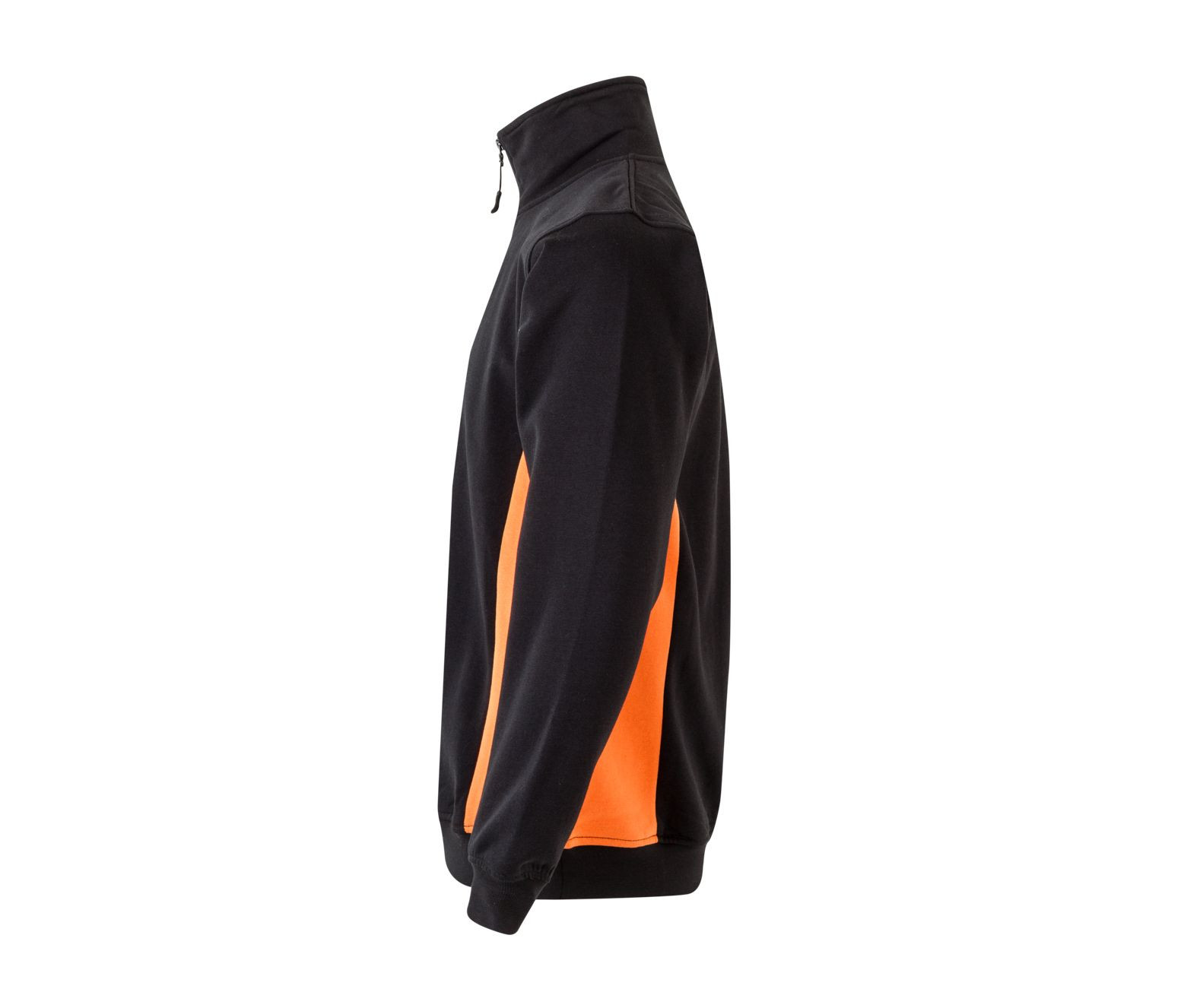 TWO-TONE HALF-ZIP SWEATSHIRT