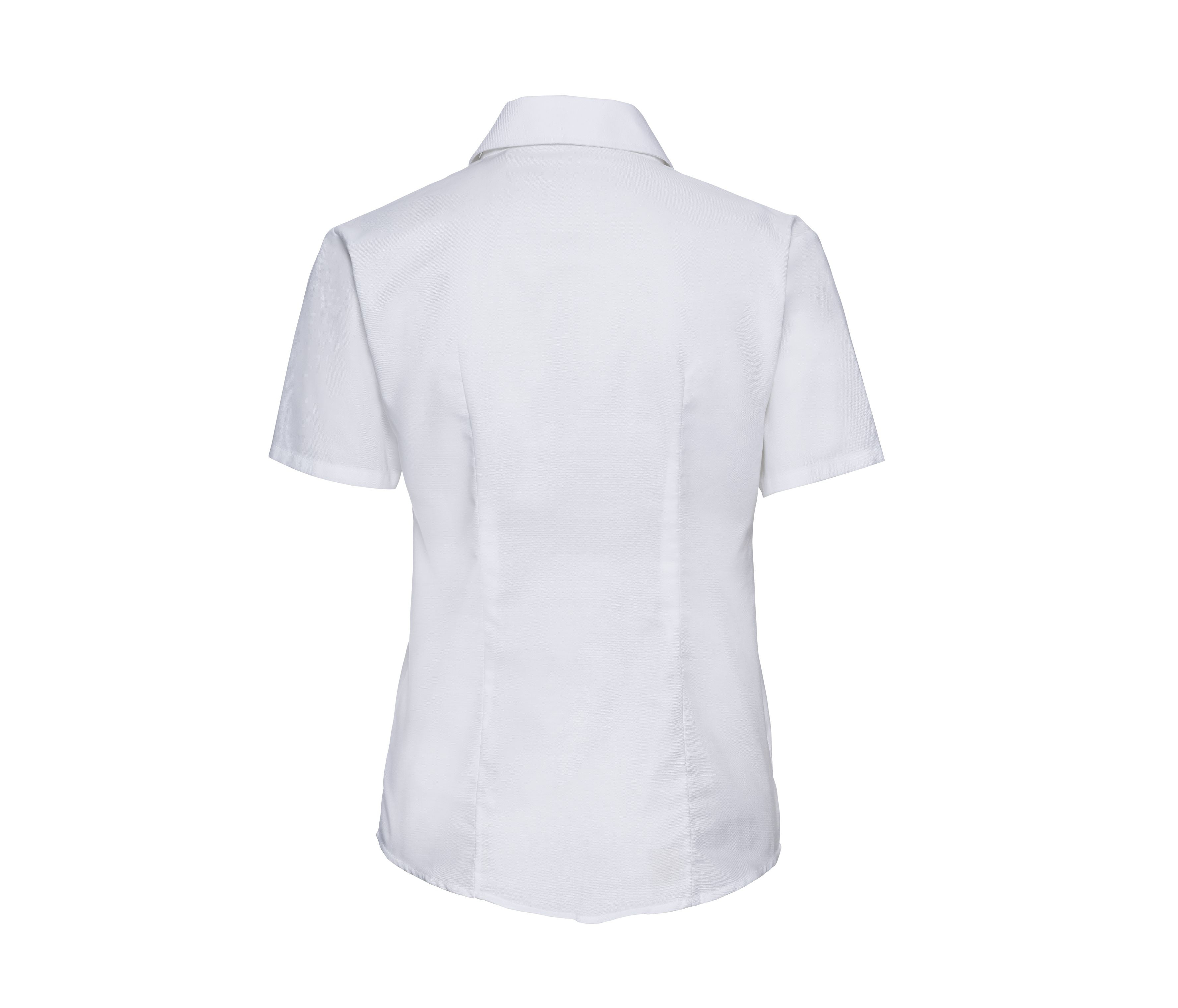 LADIES' SHORT SLEEVE TAILORED OXFORD SHIRT