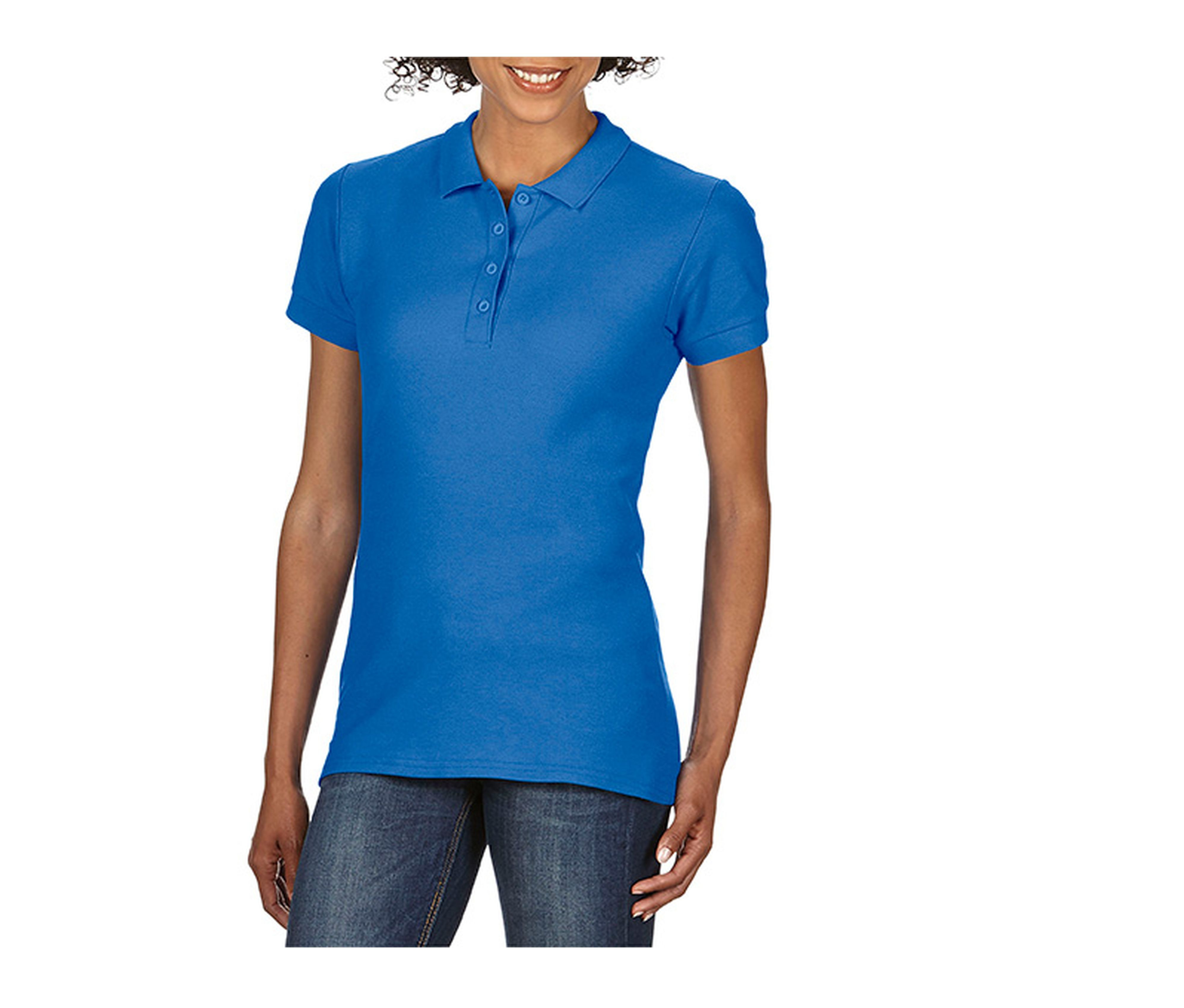 SOFTSTYLE DOUBLE PIQUÉ POLO WOMEN