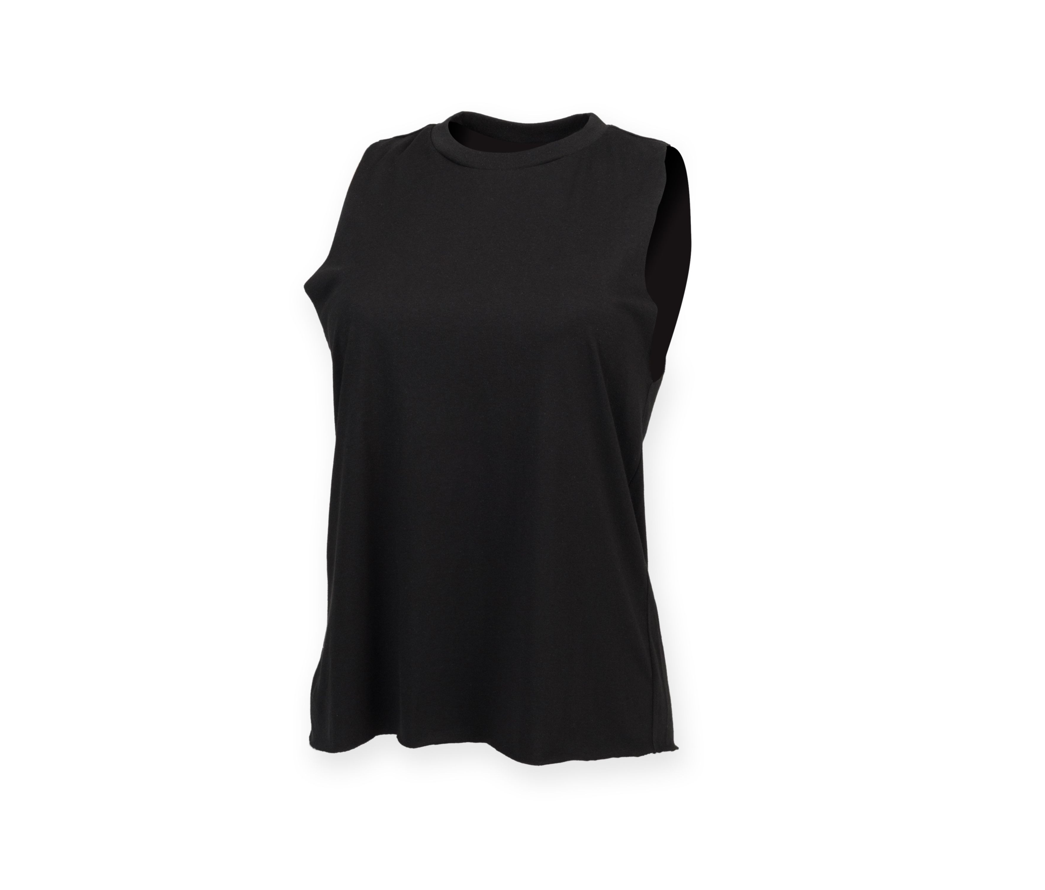 WOMEN’S HIGH NECK SLASH ARMHOLE VEST