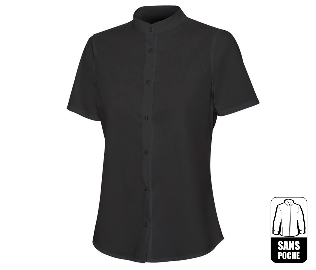 WOMEN'S SHORT-SLEEVE STRETCH SHIRT