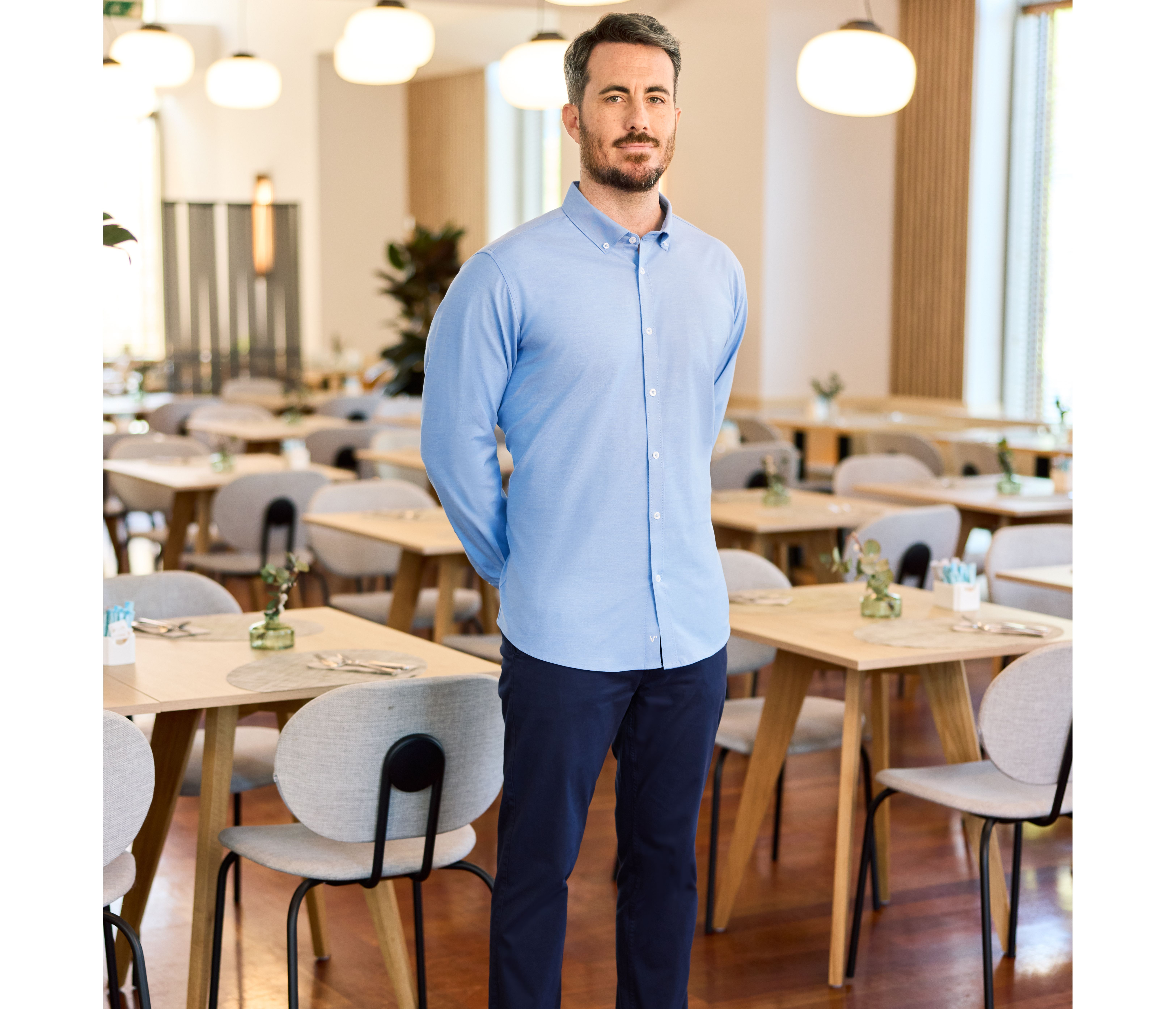 CHINO STRETCH TROUSERS