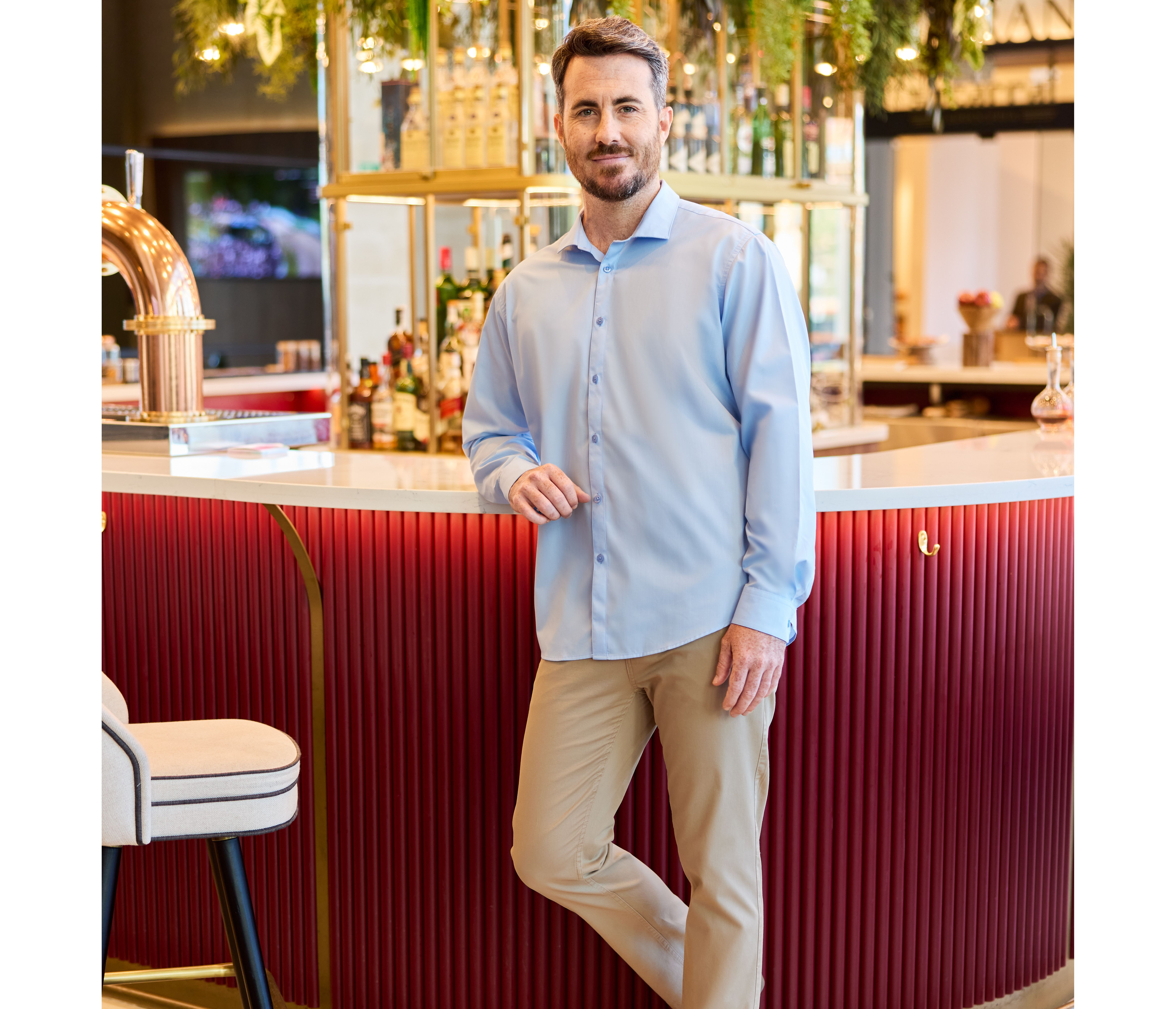 CHINO STRETCH TROUSERS