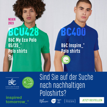 B&C - Polos écoresponsables