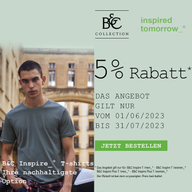 Promo B&C Inspire t-shirts