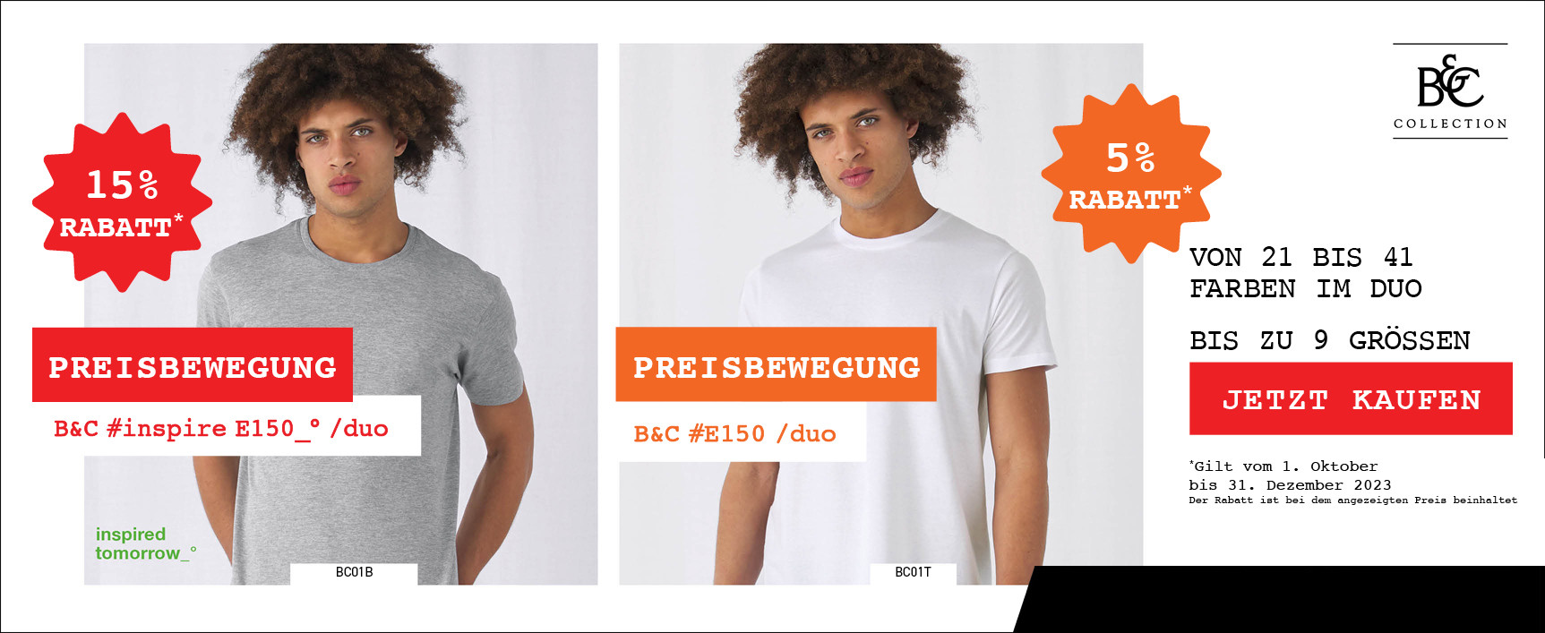Promo T-shirts B&C