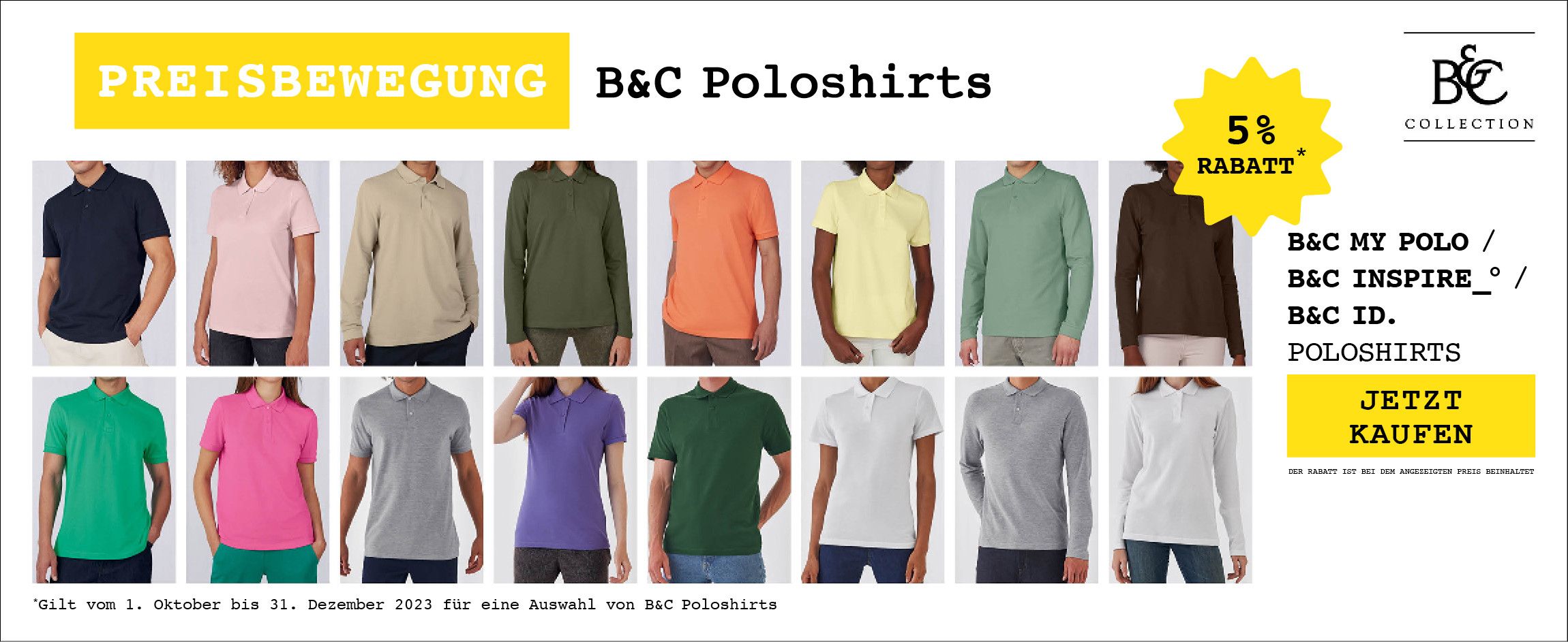 Promo Polos B&C