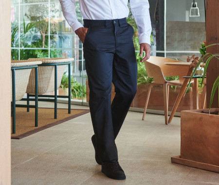 MEN'S 65/35 FLAT FRONT CHINO