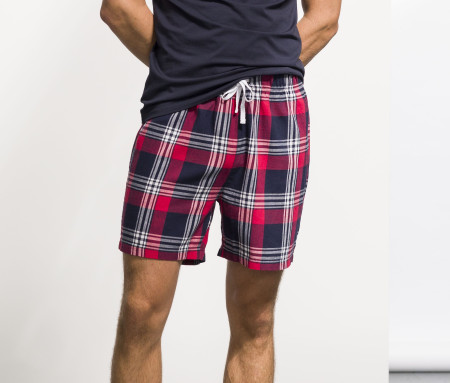 MEN'S TARTAN LOUNGE SHORTS