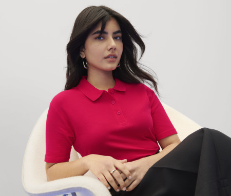 SOFTSTYLE® DOUBLE PIQUÉ POLO WOMEN