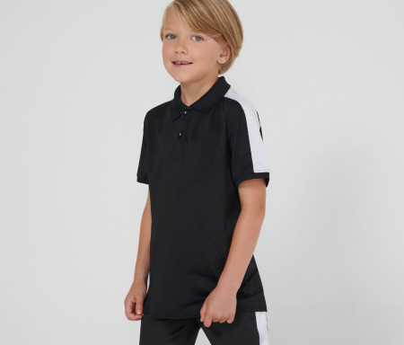 KID'S CONTRAST PANEL POLO