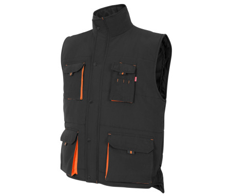 TWO-TONE MULTI-POCKET PADDED VEST