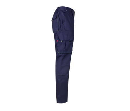 TWO-TONE MULTI-POCKET TROUSERS