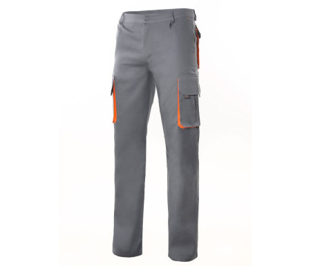 TWO-TONE MULTI-POCKET TROUSERS