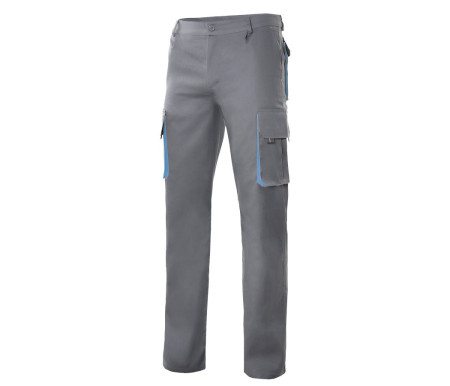 TWO-TONE MULTI-POCKET TROUSERS