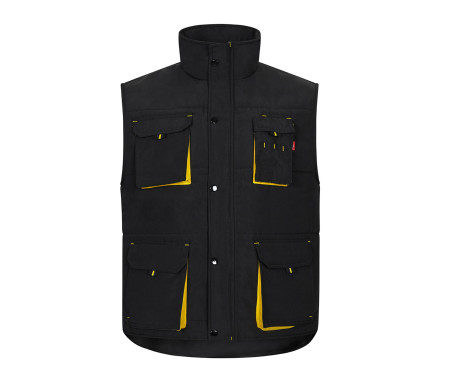 TWO-TONE MULTI-POCKET PADDED VEST