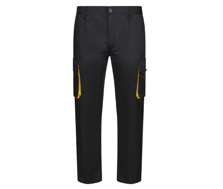 TWO-TONE MULTI-POCKET TROUSERS