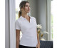 WOMENS LUXURY STRETCH V-NECK POLO