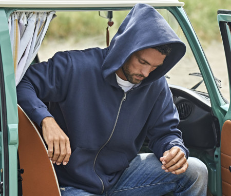 URBAN HOODED FULL ZIP SWEATSHIRT