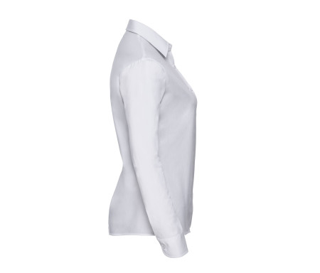 LADIES' LONG SLEEVE CLASSIC PURE COTTON POPLIN SHIRT