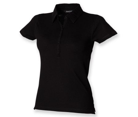 WOMEN'S SHORT-SLEEVED STRETCH POLO