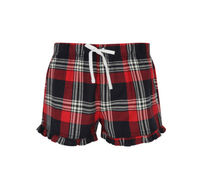 LADIES TARTAN SHORTS