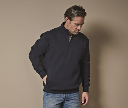 HALF ZIP SWEATSHIRT