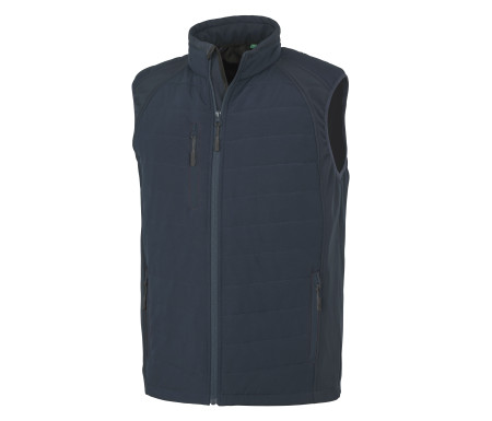 BLACK COMPASS PADDED SOFTSHELL GILET