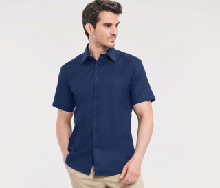 MEN'S SHORT SLEEVE TAILORED OXFORD SHIRT
