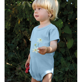 BABIES SHORT SLEEVE BODYSTOCKINGS