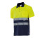 TWO-TONE HIGH VISIBILITY SHORT SLEEVE POLO SHIRT