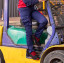 TWO-TONE STRETCH TROUSERS
