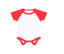ESSENTIAL SHORT SLEEVED BASEBALL BODYSUIT