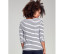 SHIRT IM MARINE-STIL 3/4 ARMELN "CAP COZ"