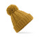 CABLE KNIT MELANGE BEANIE