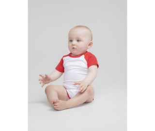 ESSENTIAL SHORT SLEEVED BASEBALL BODYSUIT
