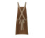 Bib Apron Urban-Look with Cross Straps and Pocket